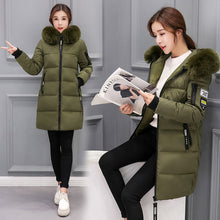 Load image into Gallery viewer, Winter jacket women 2019 new female parka coat feminina long down jacket plus size long hooded duck down coat jacket Women