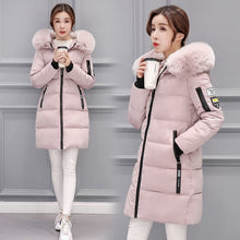 Load image into Gallery viewer, Winter jacket women 2019 new female parka coat feminina long down jacket plus size long hooded duck down coat jacket Women