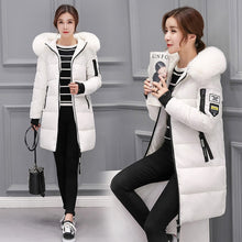 Load image into Gallery viewer, Winter jacket women 2019 new female parka coat feminina long down jacket plus size long hooded duck down coat jacket Women