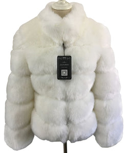 ZADORIN 2019 New Winter Coat Women Faux Fox Fur Coat Plus Size Women Stand Collar Long Sleeve Faux Fur Jacket Fur gilet fourrure