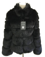 Load image into Gallery viewer, ZADORIN 2019 New Winter Coat Women Faux Fox Fur Coat Plus Size Women Stand Collar Long Sleeve Faux Fur Jacket Fur gilet fourrure