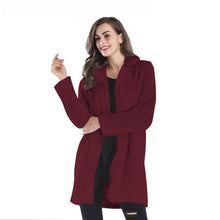 Load image into Gallery viewer, Jocoo Jolee Women Thicken Winter Jacket Women&#39;s Fashionable Coat Cardigan Fluffy Long Faux Fur Coat European Style outerwear