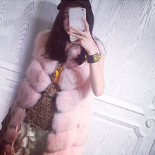 Load image into Gallery viewer, Faux Fur Sleeveless Vest Winter Thick Coats Women 2019 New Fashion Casual Jacket Warm Slim Fake Fox Outerwear Women Winter Vest