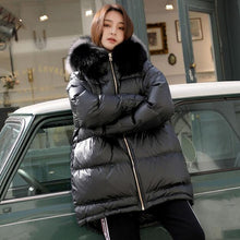 Load image into Gallery viewer, Big Natural Fox Fur 2019 Winter Jacket Women Real Fur Coat Female Long Down Parkas Duck Down Jacket Waterproof Hooded Warm Coats