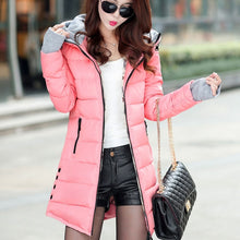 Load image into Gallery viewer, NEEDBO Long Down Jacket Women ultra Light Down Coat Winter Oversize Winter Autumn Warm Puffer jacket Coat Lady Down Jacket Parka