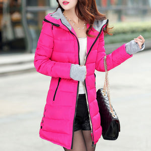 NEEDBO Long Down Jacket Women ultra Light Down Coat Winter Oversize Winter Autumn Warm Puffer jacket Coat Lady Down Jacket Parka