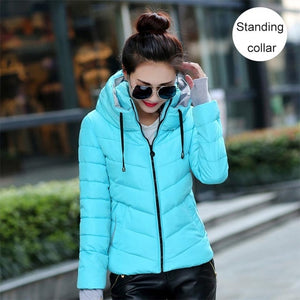 NEEDBO Long Down Jacket Women ultra Light Down Coat Winter Oversize Winter Autumn Warm Puffer jacket Coat Lady Down Jacket Parka