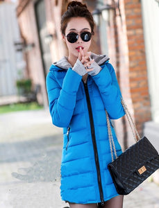 NEEDBO Long Down Jacket Women ultra Light Down Coat Winter Oversize Winter Autumn Warm Puffer jacket Coat Lady Down Jacket Parka
