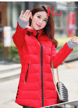 Load image into Gallery viewer, NEEDBO Long Down Jacket Women ultra Light Down Coat Winter Oversize Winter Autumn Warm Puffer jacket Coat Lady Down Jacket Parka