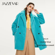 Load image into Gallery viewer, JAZZEVAR 2019 Winter new arrival fur coat women high quality mid-length style outerwear loose clothing warm coat women K9052