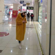 Load image into Gallery viewer, Fur Coat Autumn Winter 2019 Hot Sale Women Faux Fur Coat Teddy Coat Imitation Rabbit Hair Long Hooded Fur Coats Sheepskin Coat