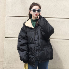 Load image into Gallery viewer, Winter jacket women 2019 new hooded women down coat fur collar zippers long women jacket female warm winter women down jacket