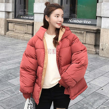 Load image into Gallery viewer, Winter jacket women 2019 new hooded women down coat fur collar zippers long women jacket female warm winter women down jacket