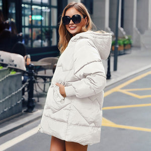 InstaHot Padded Basic Jacket Coat Women Warm Winter Green Black Parkas Jackets Female Hoodies Casual Outerwear Thick Coat