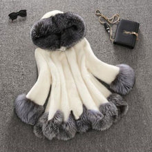 Load image into Gallery viewer, Women Jacket Winter Long Hooded Faux Fur Coat Female Artificial Fox Mink Fur Luxury Outwear For Ladies 2019 Women Faux Fur Coat