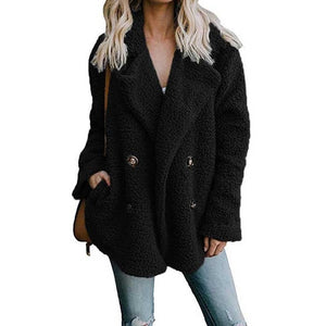 2019 Winter Faux Fur Coat Women Autumn Oversized Outerwear Female Overcoat Thick Warm Ladies Teddy Bear Coat Winter Coats