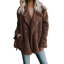 Load image into Gallery viewer, 2019 Winter Faux Fur Coat Women Autumn Oversized Outerwear Female Overcoat Thick Warm Ladies Teddy Bear Coat Winter Coats