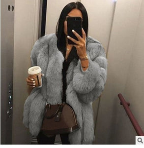 Winter warm Plush Teddy Coat Luxury Soft Fur Jacket Coat High Quality Women Thick Faux fur Coat