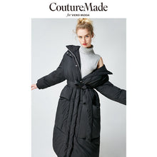 Load image into Gallery viewer, Vero Moda Women&#39;s New Hooded Design Long White Goose Down Jacket Parka Coat | 318412561