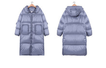 Load image into Gallery viewer, Original Design Winter Women Brief Casual Loose Thick Warm Hooded Long White Duck Down Jacket Coat abrigos mujer invierno 2019