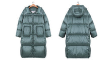 Load image into Gallery viewer, Original Design Winter Women Brief Casual Loose Thick Warm Hooded Long White Duck Down Jacket Coat abrigos mujer invierno 2019