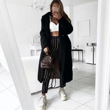 Load image into Gallery viewer, Autumn Winter Faux Fur Teddy Coat Women 2019 Casual Plus Size Long Jacket Female Thick Warm Black Outwear manteau fourrure femme