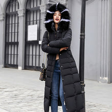 Load image into Gallery viewer, 2019 New Arrival Fashion Slim X-Long Women Winter Jacket Cotton Padded Warm Thicken Ladies Coat Long Coats Parka Womens Jackets