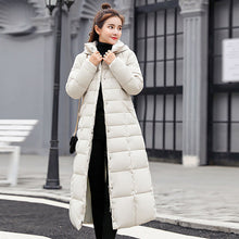 Load image into Gallery viewer, 2019 New Arrival Fashion Slim X-Long Women Winter Jacket Cotton Padded Warm Thicken Ladies Coat Long Coats Parka Womens Jackets