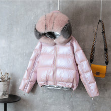 Load image into Gallery viewer, RICORIT White Duck Two-sided Clothes Light Jacket Women Duck Down Jacket Woman Down Jacket Coat Women Jacket