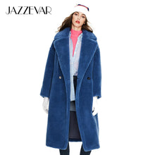 Load image into Gallery viewer, JAZZEVAR 2019 Winter new arrival fur coat women new fashion style teddy bear coat loose clothing long warm winter coat K9063
