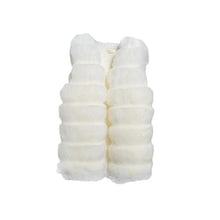 Load image into Gallery viewer, High Quality Women&#39;s Sleeveless Vest Coat Luxury Faux Fur Vest Warm Women Coat Vests Winter Fashion Furs Women&#39;s Coats Jacket