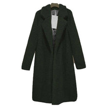 Load image into Gallery viewer, Autumn Winter Long Coat Women Faux Fur Coat Female Plus Size Warm Teddy Bear Coat Women Fur Jacket Female Plush Overcoat Outwear