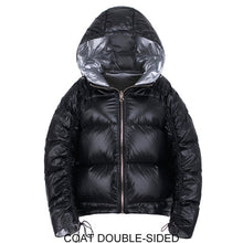 Load image into Gallery viewer, Women Winter Down Jacket Coats Hooded Real Fur Female Duck Down Coat Natural Fur Fox Puffer Coat Ladies Warm Thick Woman Clothes