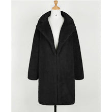 Load image into Gallery viewer, Fashion Long Faux Fur Coat Women Autumn Winter Warm Soft Teddy Coat Outwear Casual Fur Jacket Female Pocket Overcoat