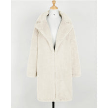 Load image into Gallery viewer, Fashion Long Faux Fur Coat Women Autumn Winter Warm Soft Teddy Coat Outwear Casual Fur Jacket Female Pocket Overcoat