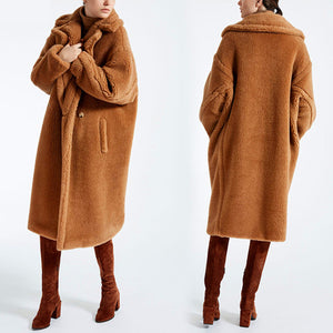 Faux Fur Coat Women 2019 Casual Furry Plus Size Thick Warm Jacket Long Faux Fur Teddy Coat Winter Coat Women casaco feminino