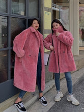 Load image into Gallery viewer, Faux Fur Coat Women 2019 Casual Furry Plus Size Thick Warm Jacket Long Faux Fur Teddy Coat Winter Coat Women casaco feminino