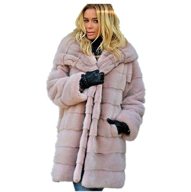 Winter Coat Women Large Fur Collar Hooded Long Jacket Thick Warm Korean Padded Parka Oversized Military Parka