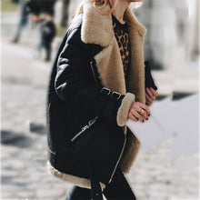 Load image into Gallery viewer, Winter Jacket Women Faux Fur Slim Cotton Warm Thick Coat Female Suede Short Woman Parka Outerwear Velvet Down Jacket Plus Size