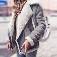 Load image into Gallery viewer, Winter Jacket Women Faux Fur Slim Cotton Warm Thick Coat Female Suede Short Woman Parka Outerwear Velvet Down Jacket Plus Size
