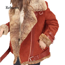 Load image into Gallery viewer, New long-sleeved deerskin wool imitation sheepskin coat fur coat of large size in autumn and winter