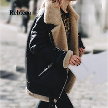 Load image into Gallery viewer, New long-sleeved deerskin wool imitation sheepskin coat fur coat of large size in autumn and winter