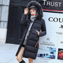 Load image into Gallery viewer, Winter jacket women 2019 new female parka coat feminina long down jacket plus size long hooded duck down coat jacket Women