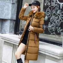 Load image into Gallery viewer, Winter jacket women 2019 new female parka coat feminina long down jacket plus size long hooded duck down coat jacket Women