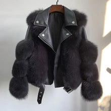 Load image into Gallery viewer, ZDFURS* new arrival women winter thick fur coat real fox fur vest high quality fox waistcoat fur gilet