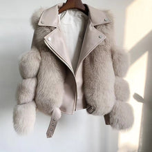 Load image into Gallery viewer, ZDFURS* new arrival women winter thick fur coat real fox fur vest high quality fox waistcoat fur gilet