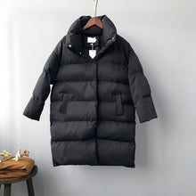 Load image into Gallery viewer, HXJJP Thick  Jacket Women Winter 2019 Outerwear Coats Female Long Casual Warm  Oversize puffer jacket Parka branded