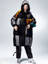 Load image into Gallery viewer, Original Design AIGYPTOS Winter Women Super Thick Warm Casual Oversized  Reversible Hooded Long Down Jacket Bubble Puffer Coat