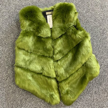 Load image into Gallery viewer, Faux Fur Winter Vest Women Soft Trouching Waist Coats Female Sleeveless Jacket For Ladies 2019 Fashion Fake Fur Outerwear Femme