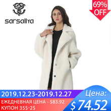 Load image into Gallery viewer, Winter Women Wool Coat Cashmere Female Long Coat Blends Woolen Elegant Autumn Jacket For Ladies Thick Warm Fur Clothes Girl 2019